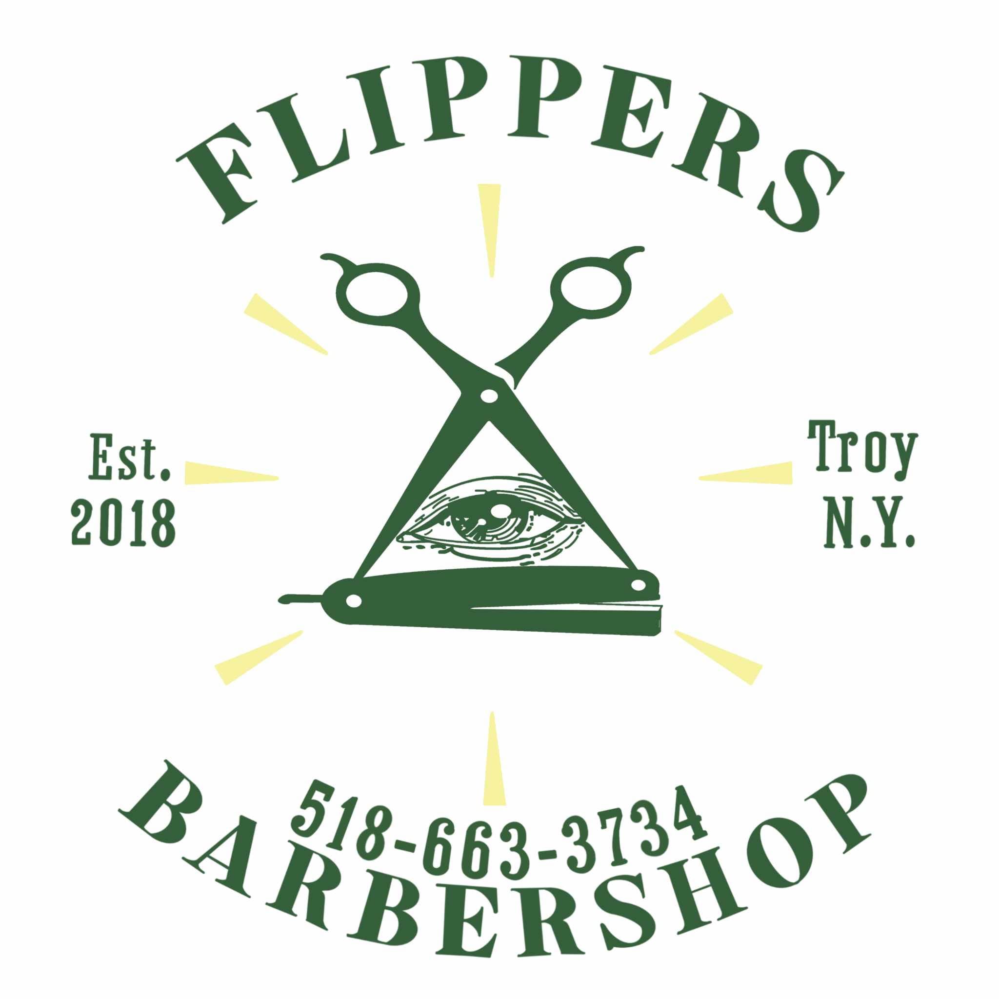 Logo for Flippers Barbershop