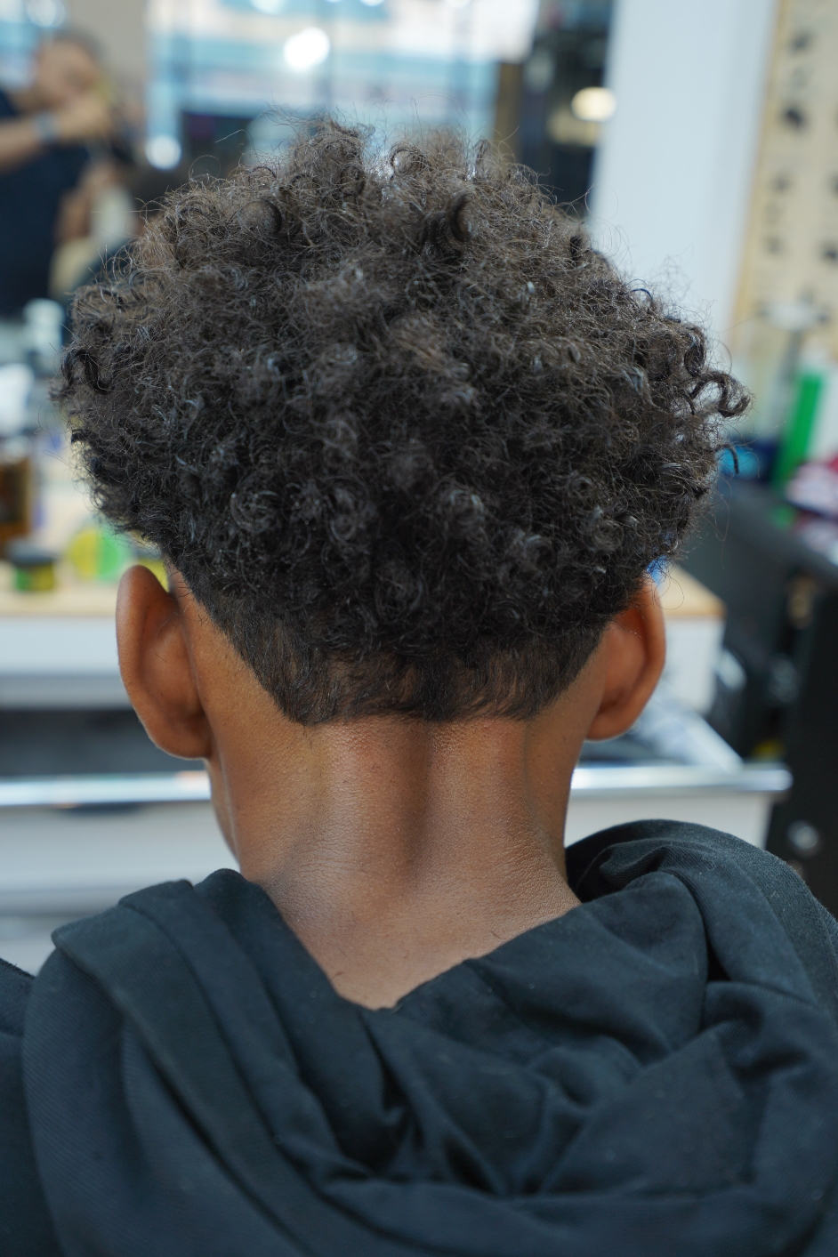 Boys haircut at Flippers Barbershop Troy New York